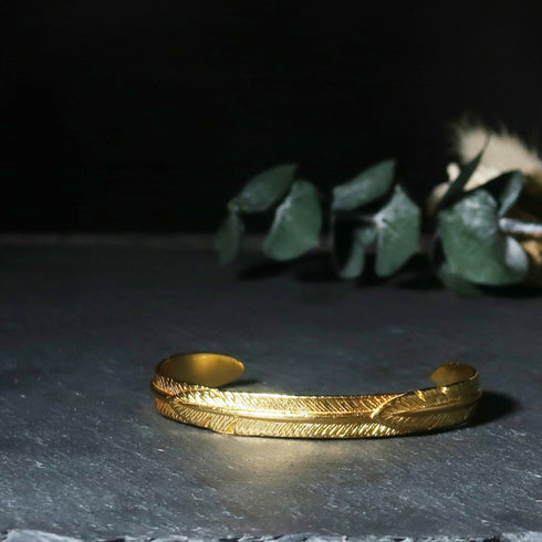 バングル ブレスレット オリエンタル フェザー ANTICO ABR009