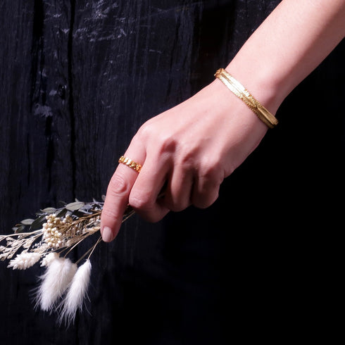 バングル ブレスレット オリエンタル フェザー ANTICO ABR009