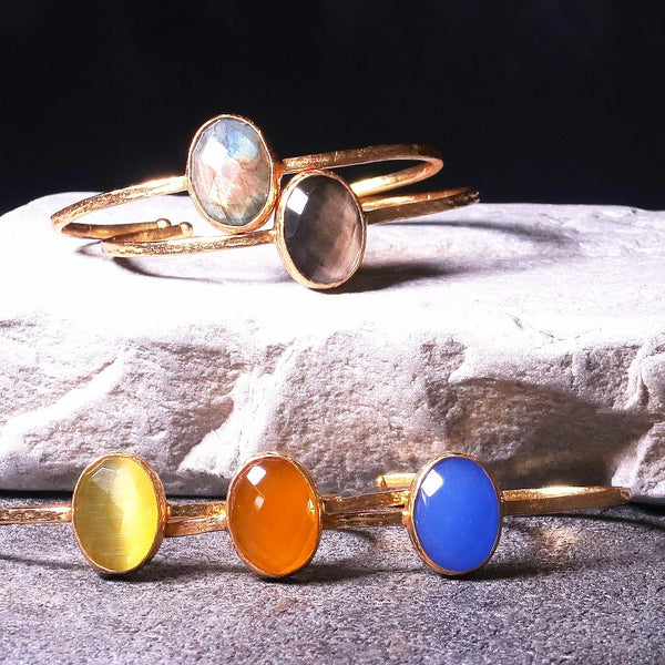 ナノッタ バングル ブルーカルセドニー ABR011