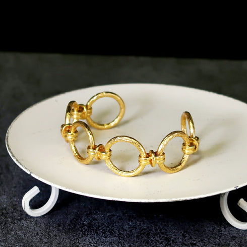 バングル ブレスレット フープ ループノット マリーナ アンカー チェーン オリエンタル ループ ANTICO ABR022