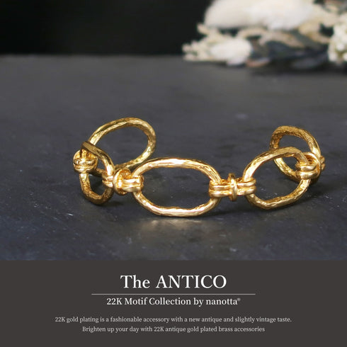 バングル ブレスレット フープ ループノット マリーナ アンカー チェーン オリエンタル ループ ANTICO ABR023