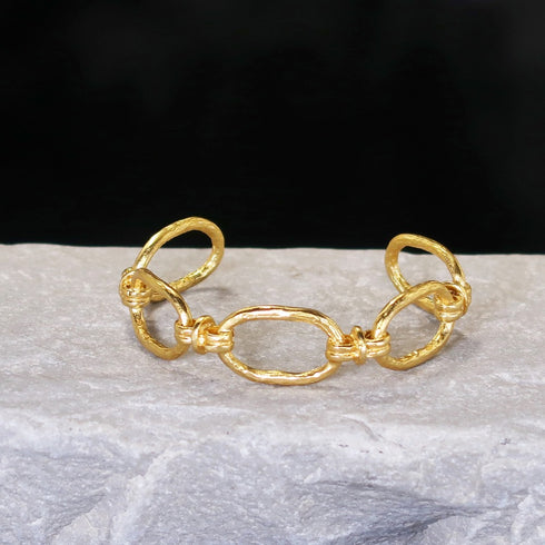 バングル ブレスレット フープ ループノット マリーナ アンカー チェーン オリエンタル ループ ANTICO ABR023