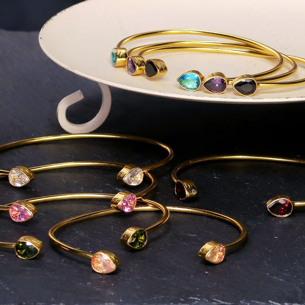 ナノッタ バングル ジルコニア ブラック ABR024