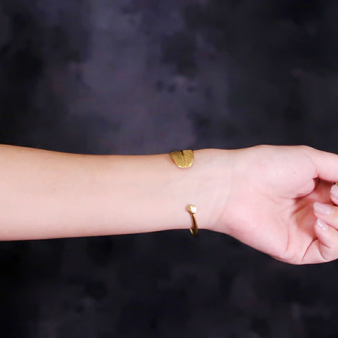 バングル ブレスレット オリエンタル フェザー ANTICO ABR025