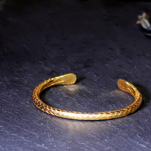 ナノッタ バングル 編み込み GD ABR027