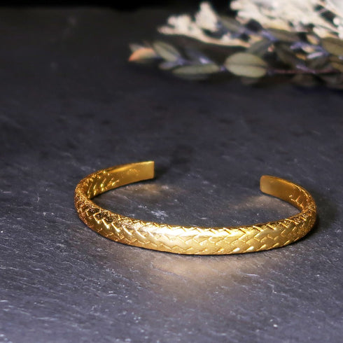 ナノッタ バングル 編み込み GD ABR029