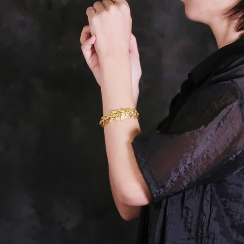 バングル ブレスレット リーフ ANTICO ABR030