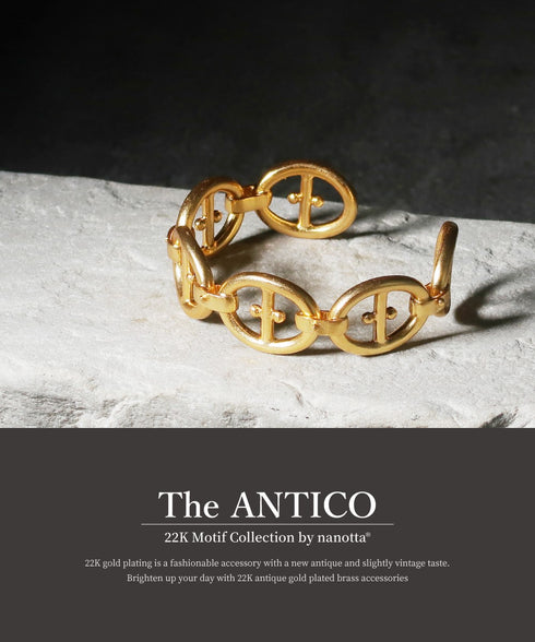 バングル ブレスレット フープ マリーナ アンカー チェーン オリエンタル ANTICO ABR032