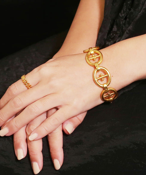 バングル ブレスレット フープ マリーナ アンカー チェーン オリエンタル ANTICO ABR032