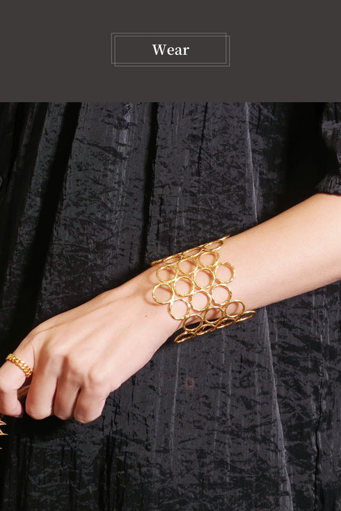 バングル ブレスレット 透かし サークル オリエンタル ANTICO ABR033