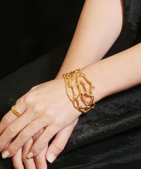 バングル ブレスレット オリエンタル ツリーブランチ ANTICO ABR034