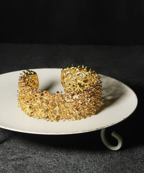 バングル ブレスレット オリエンタル リーフ 珊瑚 ANTICO ABR036