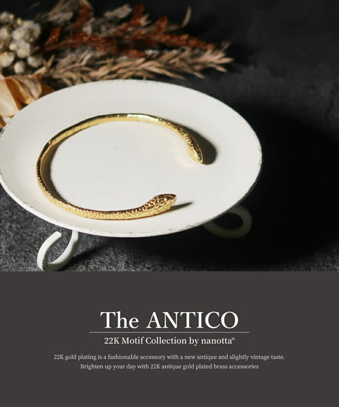 バングル ブレスレット スネーク 蛇 ANTICO ABR037