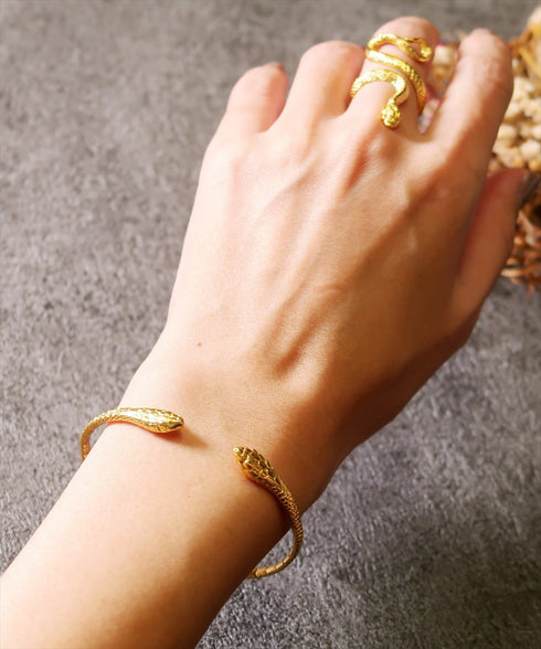 バングル ブレスレット スネーク 蛇 ANTICO ABR037