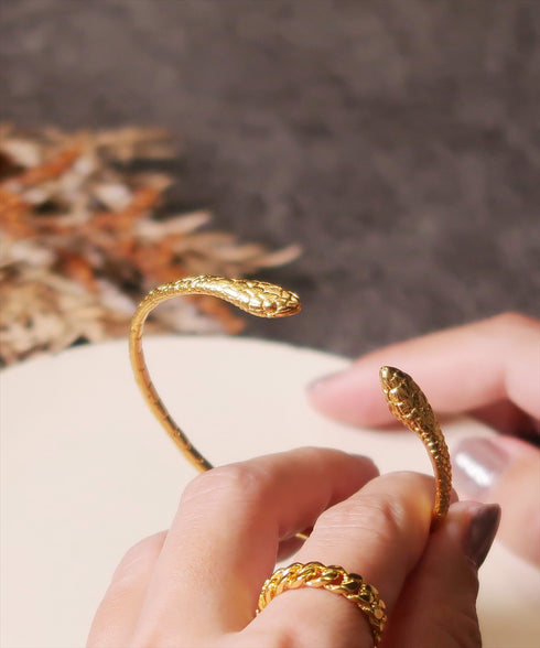 バングル ブレスレット スネーク 蛇 ANTICO ABR037