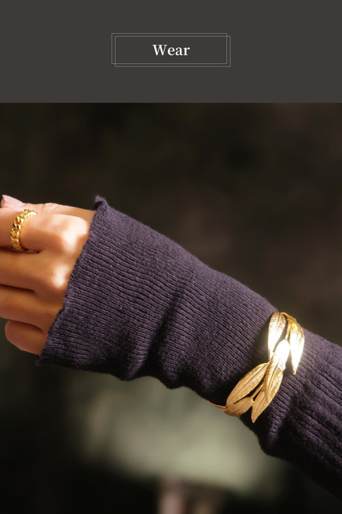 バングル ブレスレット リーフ ANTICO ABR039