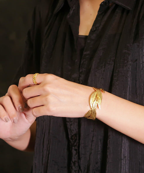 バングル ブレスレット リーフ ANTICO ABR039