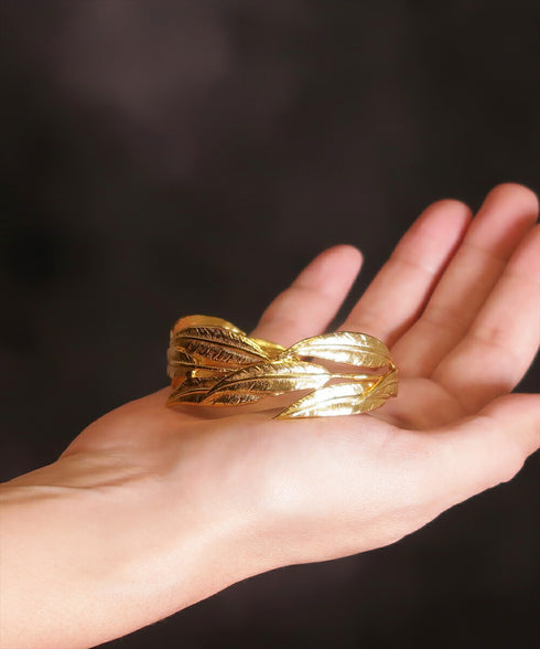 バングル ブレスレット リーフ ANTICO ABR039