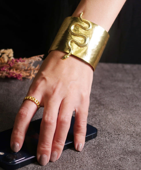 バングル ブレスレット スネーク 蛇 ANTICO ABR042