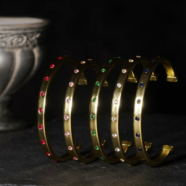 ナノッタ バングル ジルコニア ダークブルー ABR045-DBLUE