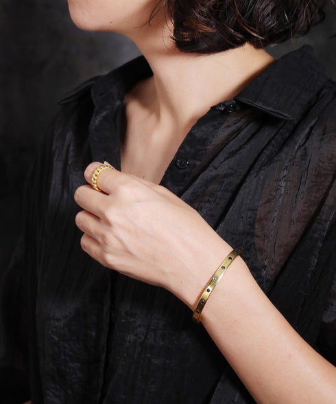 バングル ブレスレット ラウンド ビューティフルジルコニア ANTICO ABR045