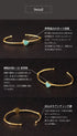 バングル ブレスレット 天然石 トリリアント ロープ ツイスト チェーン 三角 アンリファインド ANTICO ABR051