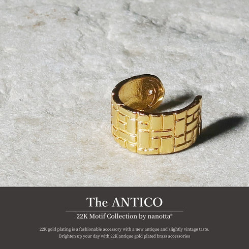 イヤーカフ レンガ 網目 オリエンタル ANTICO AEC011