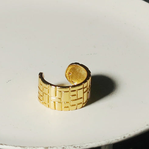 イヤーカフ レンガ 網目 オリエンタル ANTICO AEC011