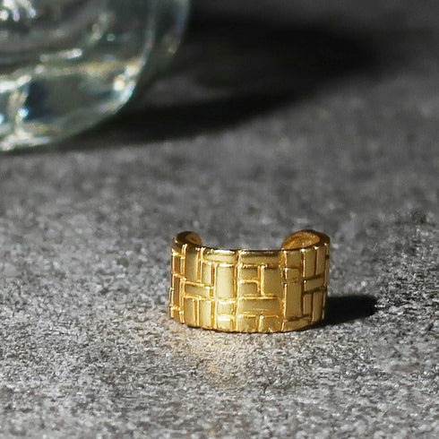 イヤーカフ レンガ 網目 オリエンタル ANTICO AEC011