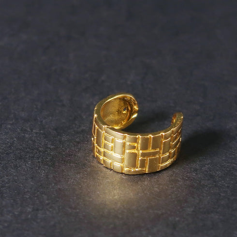 イヤーカフ レンガ 網目 オリエンタル ANTICO AEC011