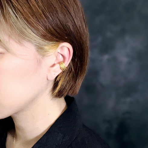 イヤーカフ レンガ 網目 オリエンタル ANTICO AEC011