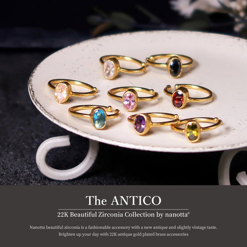 イヤーカフ オーバル ビューティフルジルコニア ANTICO AEC018