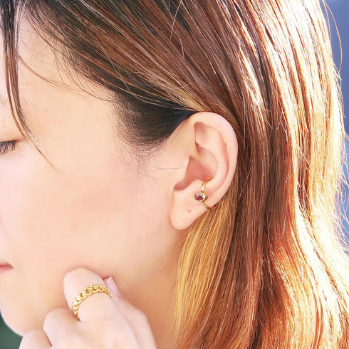 イヤーカフ オーバル ビューティフルジルコニア ANTICO AEC018