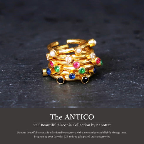 イヤーカフ ラウンド ビューティフルジルコニア ANTICO AEC022