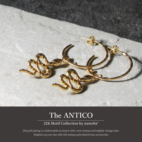 ピアス フープ スネーク 蛇 ANTICO AER025