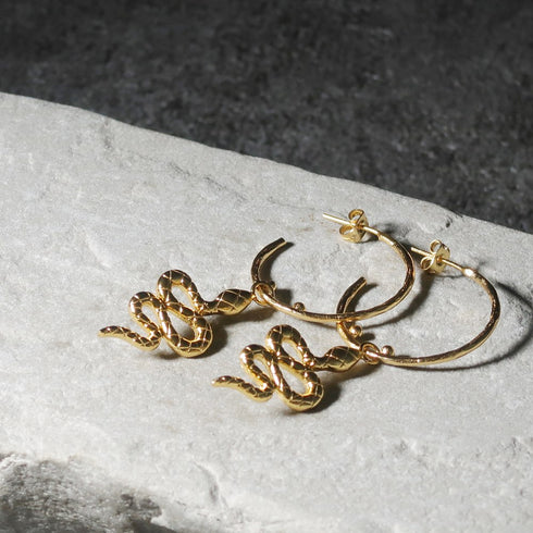 ピアス フープ スネーク 蛇 ANTICO AER025