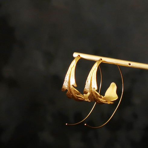 ピアス フック リーフ ANTICO AER028