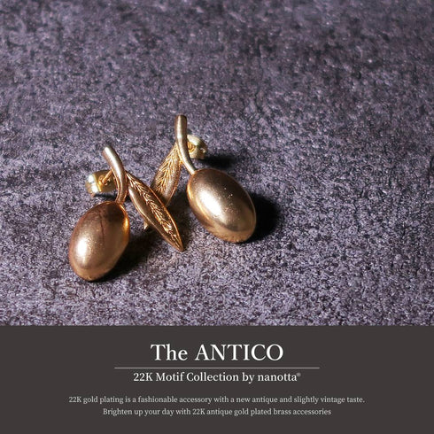 ピアス スタッド オリーブ リーフ ANTICO AER030