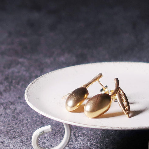 ピアス スタッド オリーブ リーフ ANTICO AER030