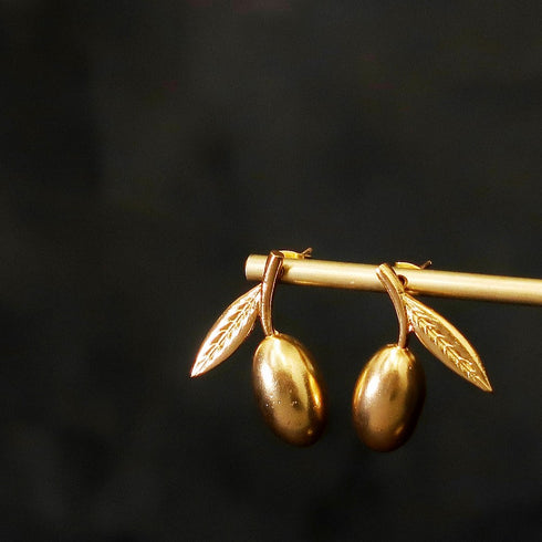 ピアス スタッド オリーブ リーフ ANTICO AER030