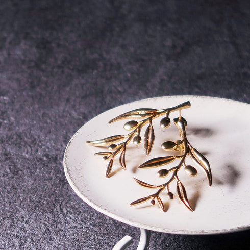 ピアス スタッド オリーブ リーフ ANTICO AER031