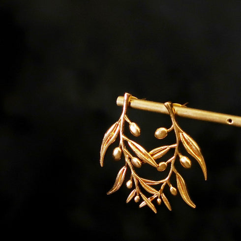 ピアス スタッド オリーブ リーフ ANTICO AER031