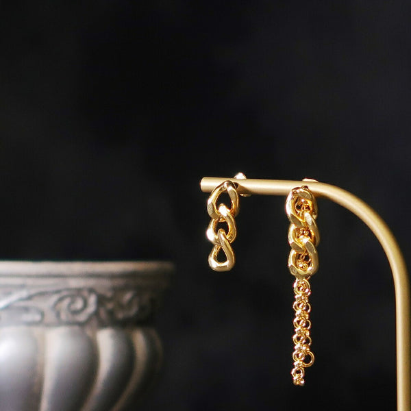 ナノッタ ピアス チェーン ゴールド AER036-ER129-GD