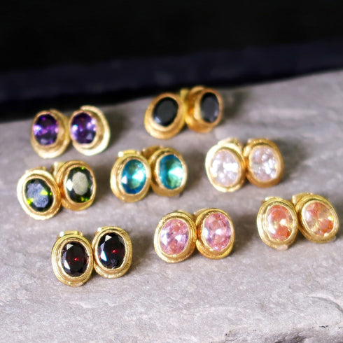 ピアス オーバル ビューティフルジルコニア ANTICO AER040