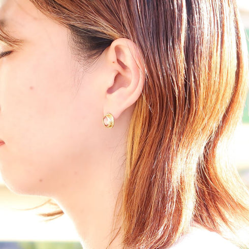 ピアス オーバル ビューティフルジルコニア ANTICO AER040