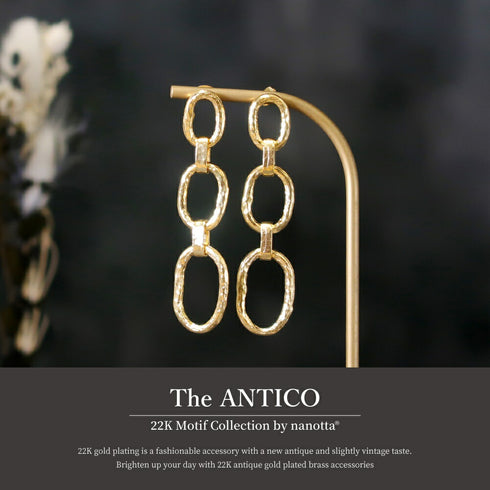 ピアス スタッド フープ チェーン ANTICO AER047