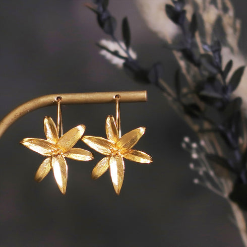 ピアス フック 花 ANTICO AER049