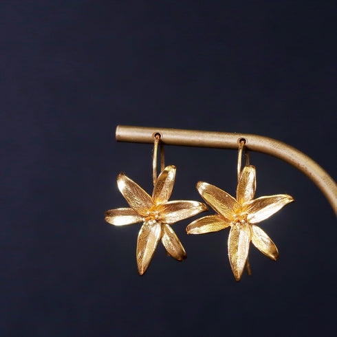 ピアス フック 花 ANTICO AER049