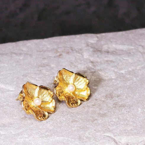 ピアス パール スタッド 花 ANTICO AER053