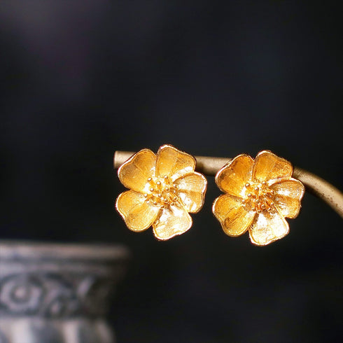 ナノッタ ピアス フラワー GD AER054-ER244-GD